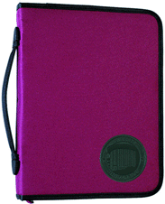 Fabric Nylon Handle Embossed Binder