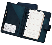 Leather 6-Ring Embossed Binder