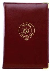 Padded Vinyl Zippered Binder